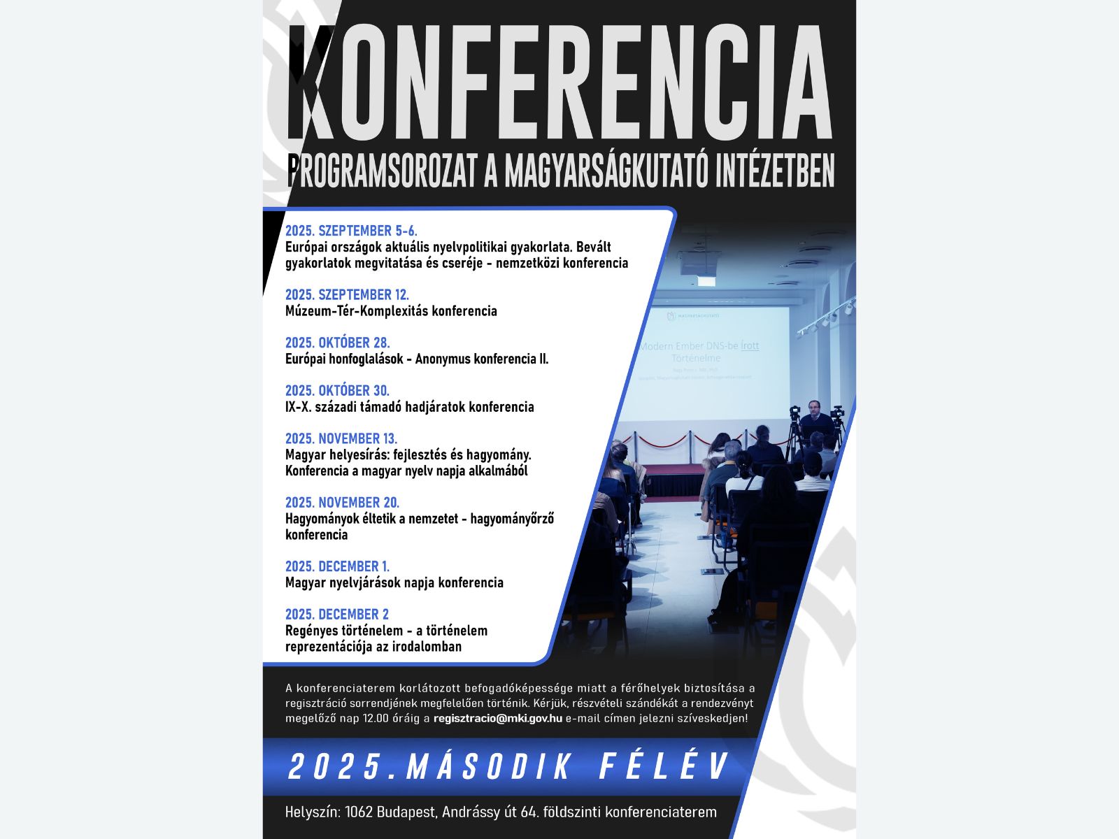 Közelgő konferenciáink 2025 őszétől a Magyarságkutató Intézetben
